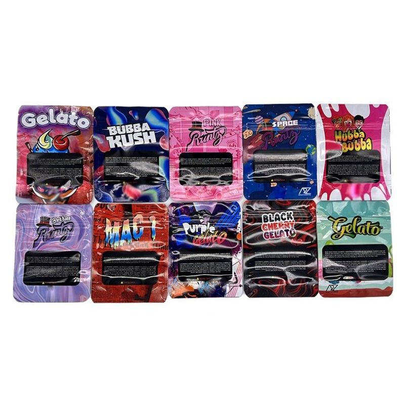 3.5G Black Cherry Gelato Strain Mylar Packaging Bag